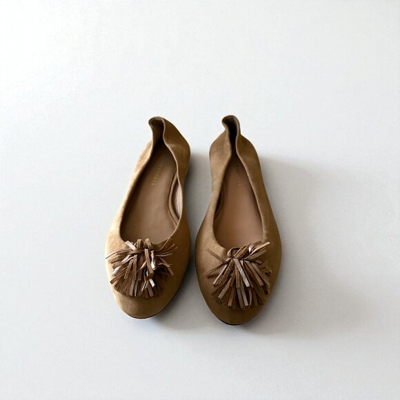 Loeffler Randall Sample Fringe Flats | Leather + Suede | Size 7 - Picture 2 of 7